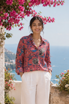 Gulbahaar Floral Printed Cotton Shirt