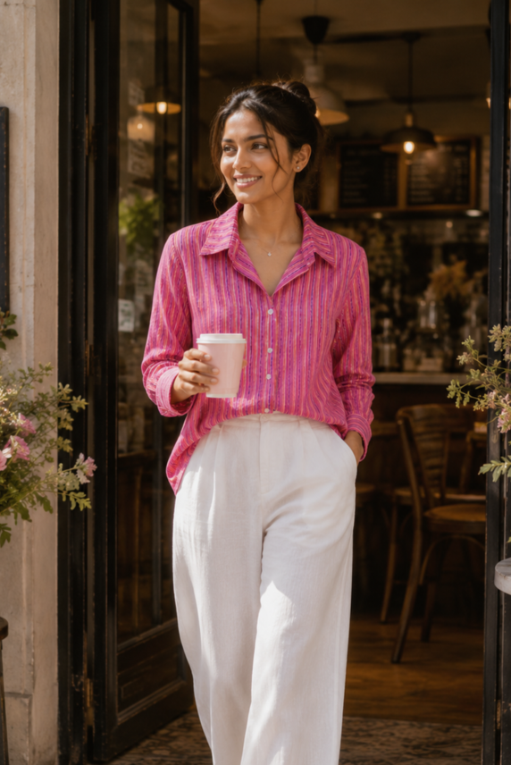 Gulrang Handwoven Cotton Shirt