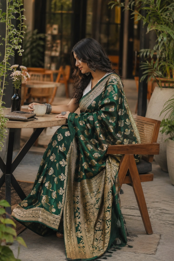 Haritraj Katan Silk Saree
