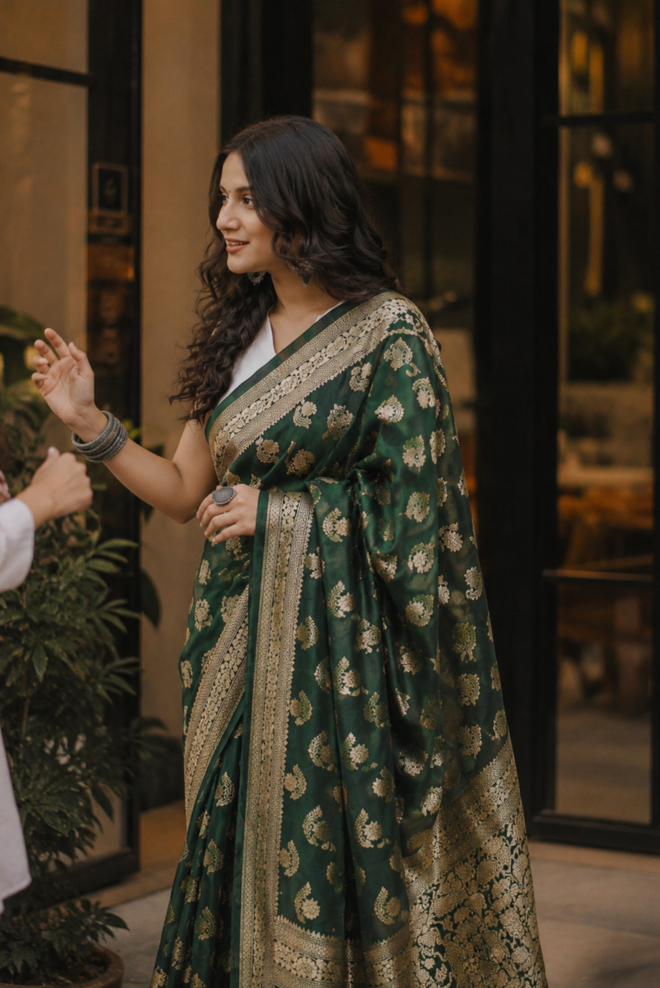 Haritraj Katan Silk Saree
