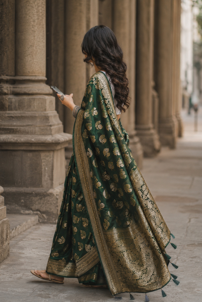 Haritraj Katan Silk Saree
