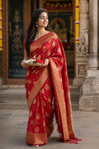 Rakteshwari Katan Silk Saree