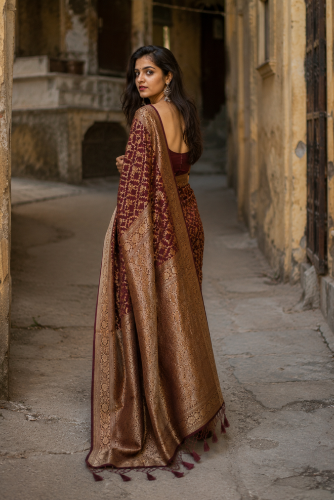Rajvasini Katan Silk Saree
