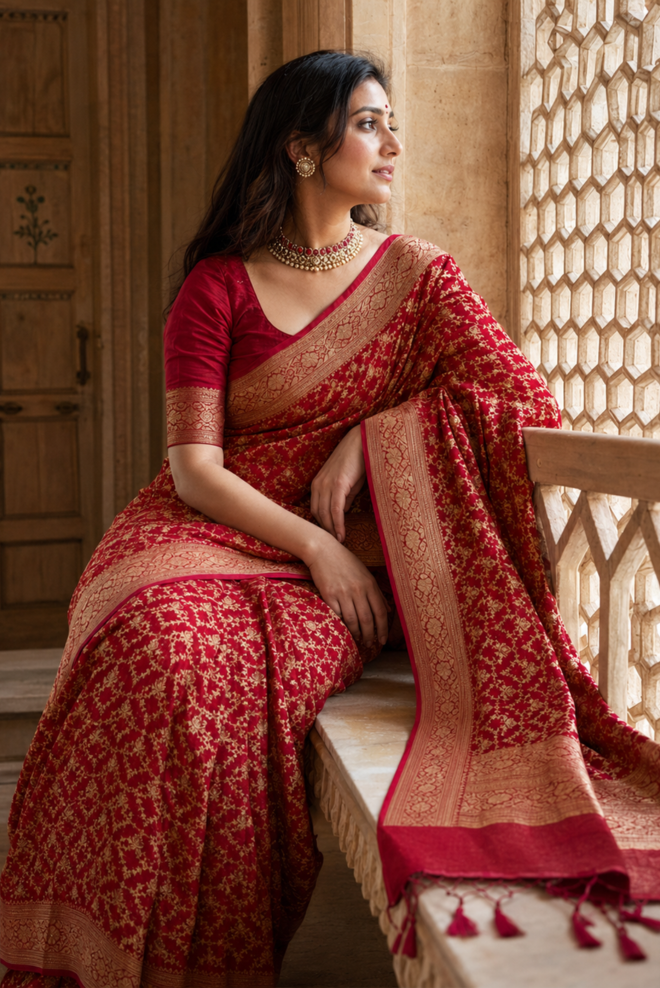 Rajrani Katan Silk Saree