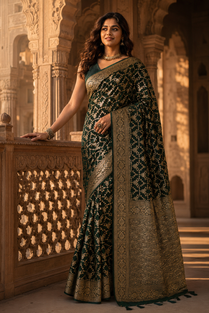 Shyamangi Katan Silk Saree