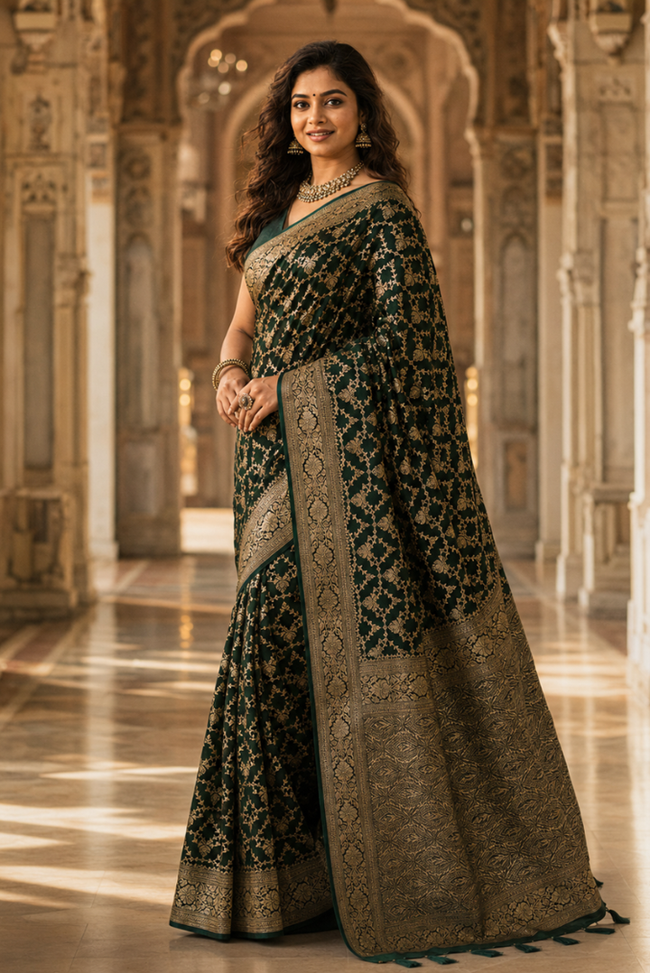 Shyamangi Katan Silk Saree