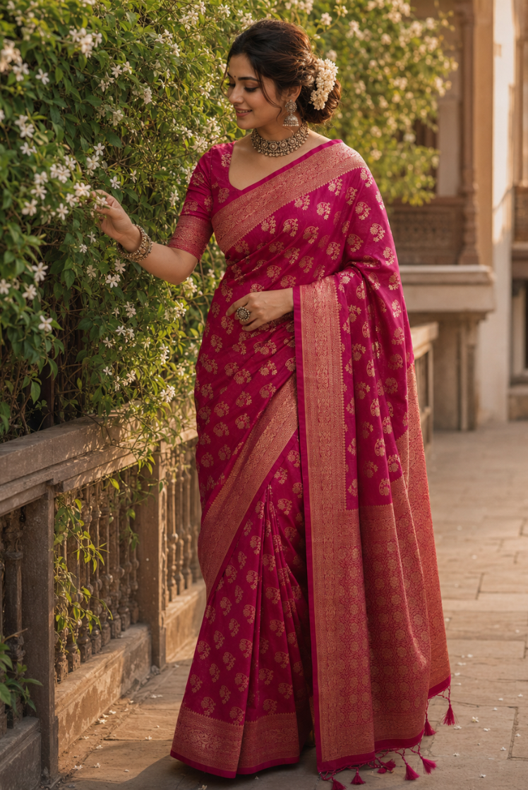 Raktima Katan Silk Saree