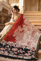 Rang Mahal Kalamkari Dupatta