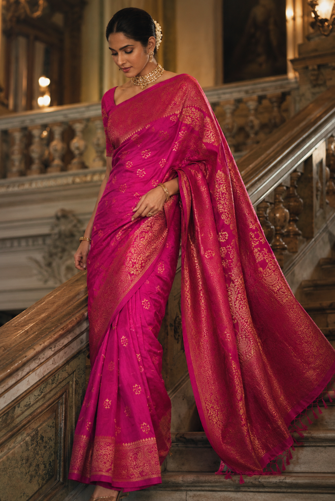 Raktima Semi Mashru Silk Saree
