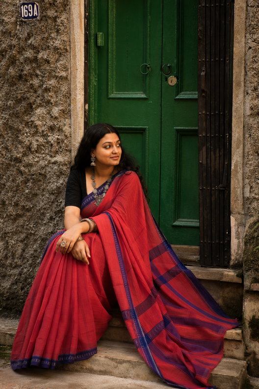 Rangrez Narayanpet Cotton Saree