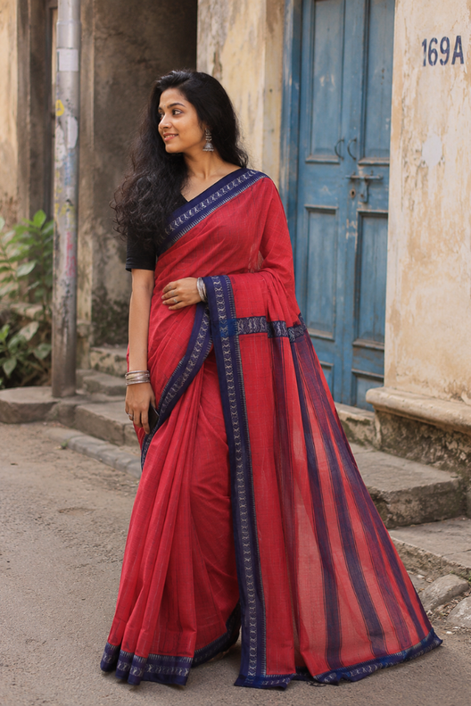 Rangrez Narayanpet Cotton Saree