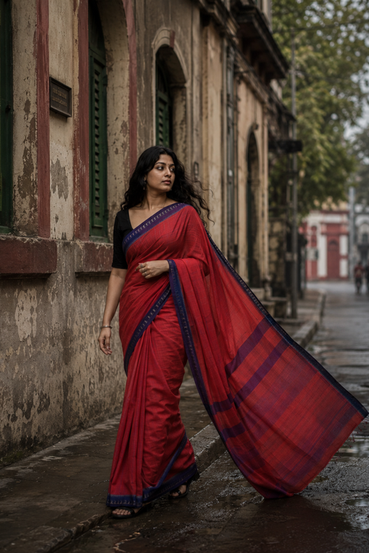 Rangrez Narayanpet Cotton Saree