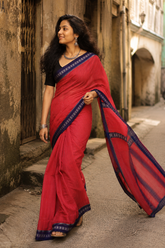 Rangrez Narayanpet Cotton Saree