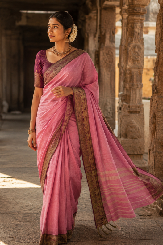 Gulnaar Narayanpet Cotton Saree