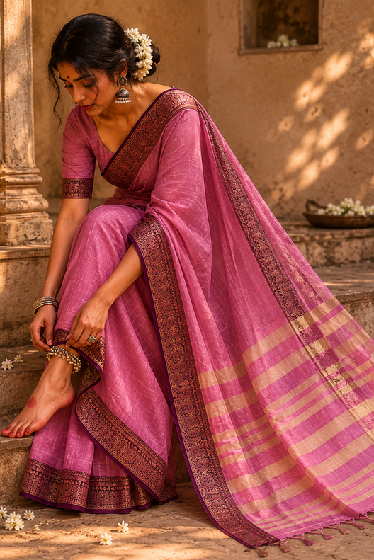 Gulnaar Narayanpet Cotton Saree