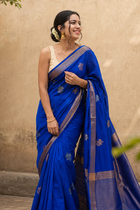 Neelanjana Chanderi Handloom Silk Cotton Saree