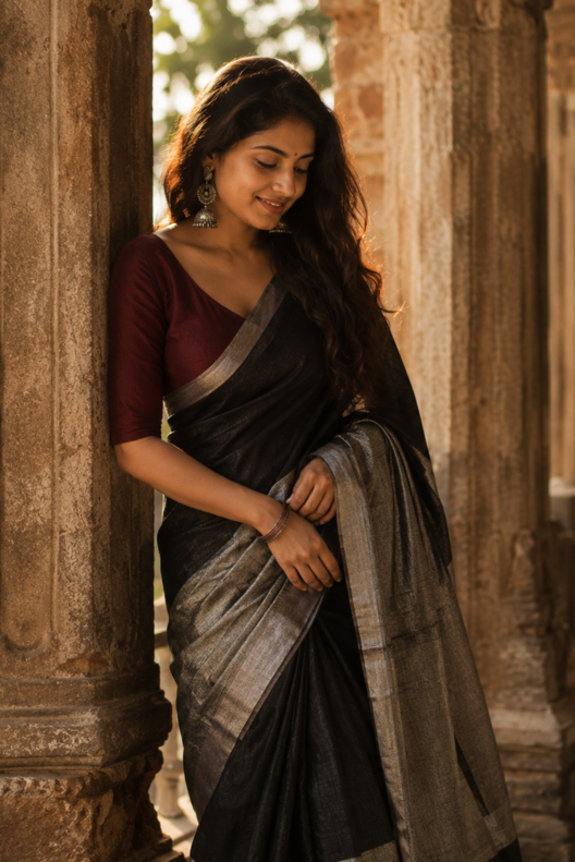 Raatrani Chanderi Handloom Silk Cotton Saree