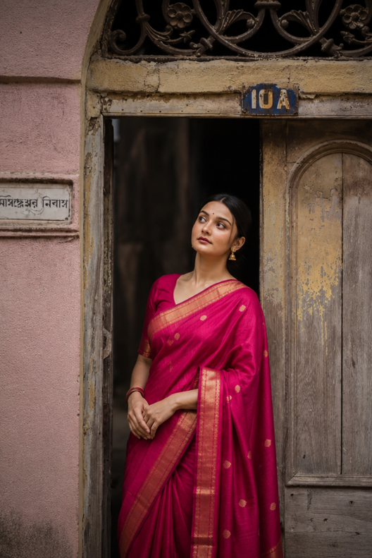 Rangmahika Chanderi Handloom Silk Cotton Saree