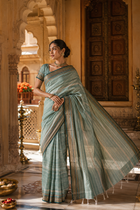 Neelvasini Narayanpet Cotton Saree