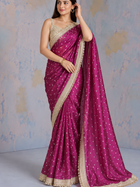 Banarasi Golden Tissue Silk Embroidered Saree