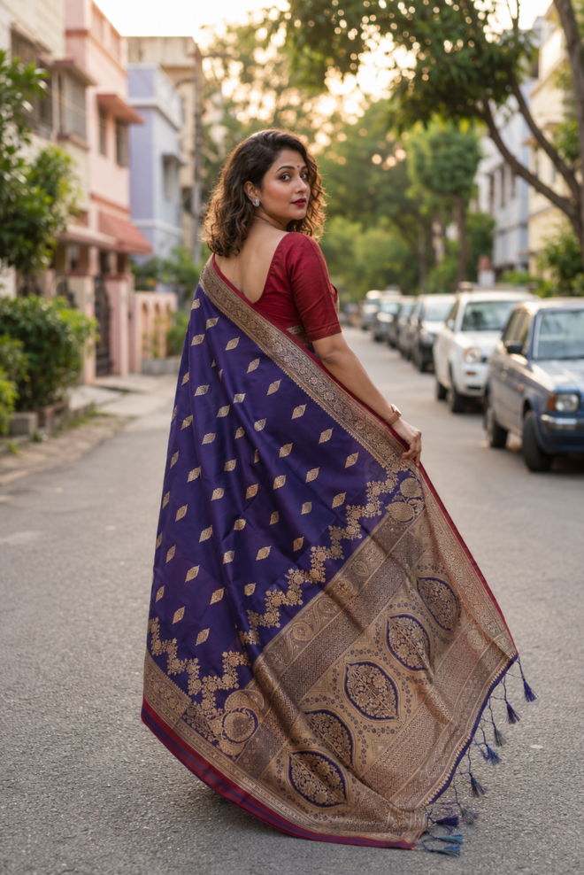Neelratna Premium Katan Silk Saree