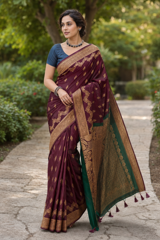 Meghraj Premium Katan Silk Saree