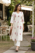 Gulmohar Handblock Printed Cotton Kurti
