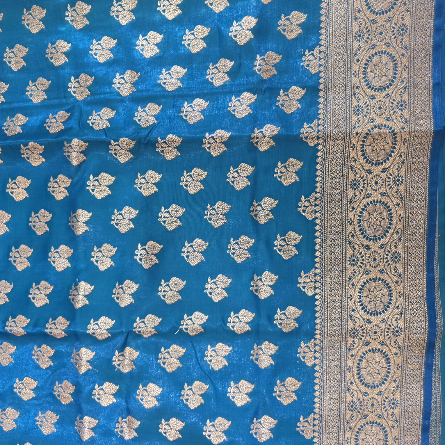 Neelvastra Katan Silk Saree