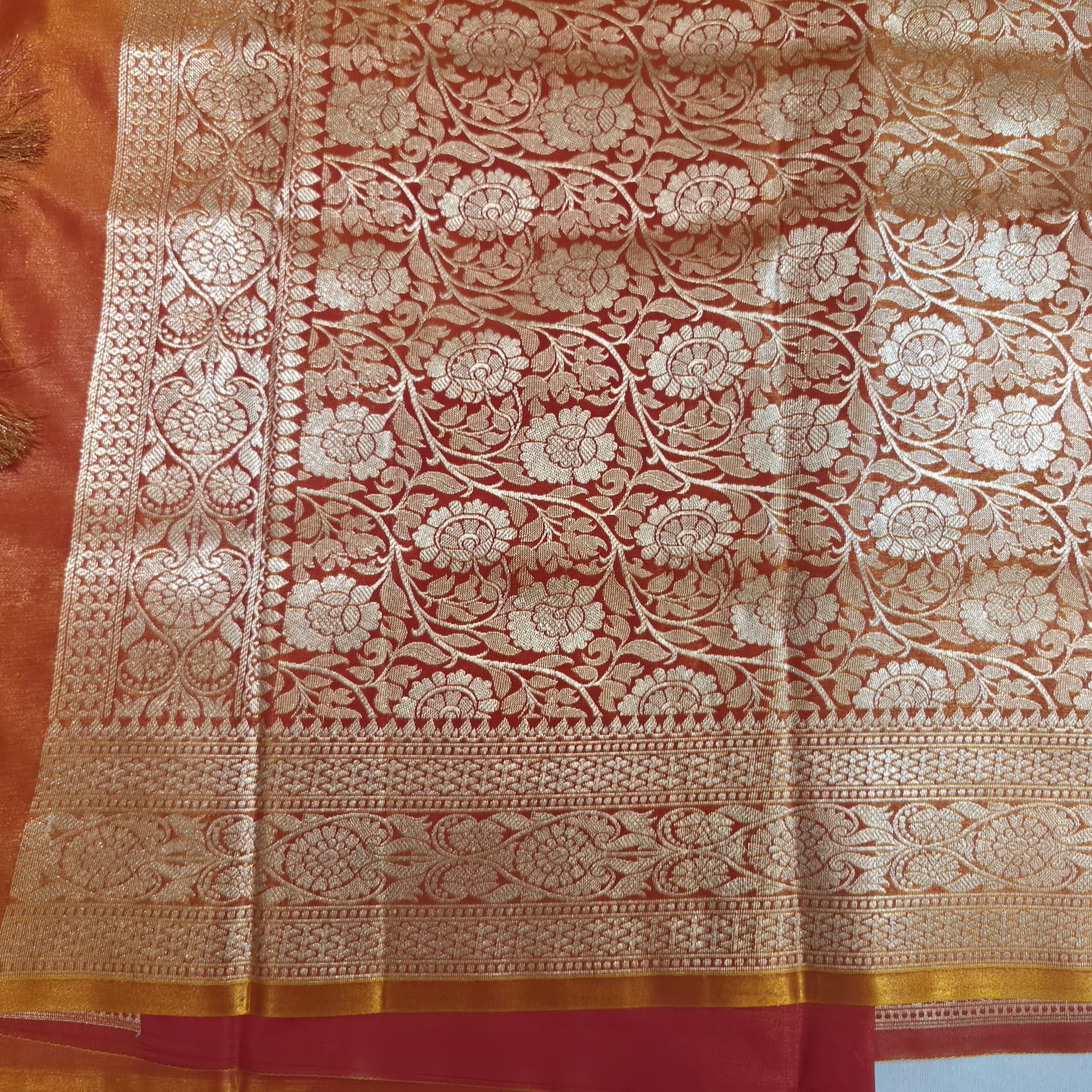 Kesari Varnika Katan Silk Saree