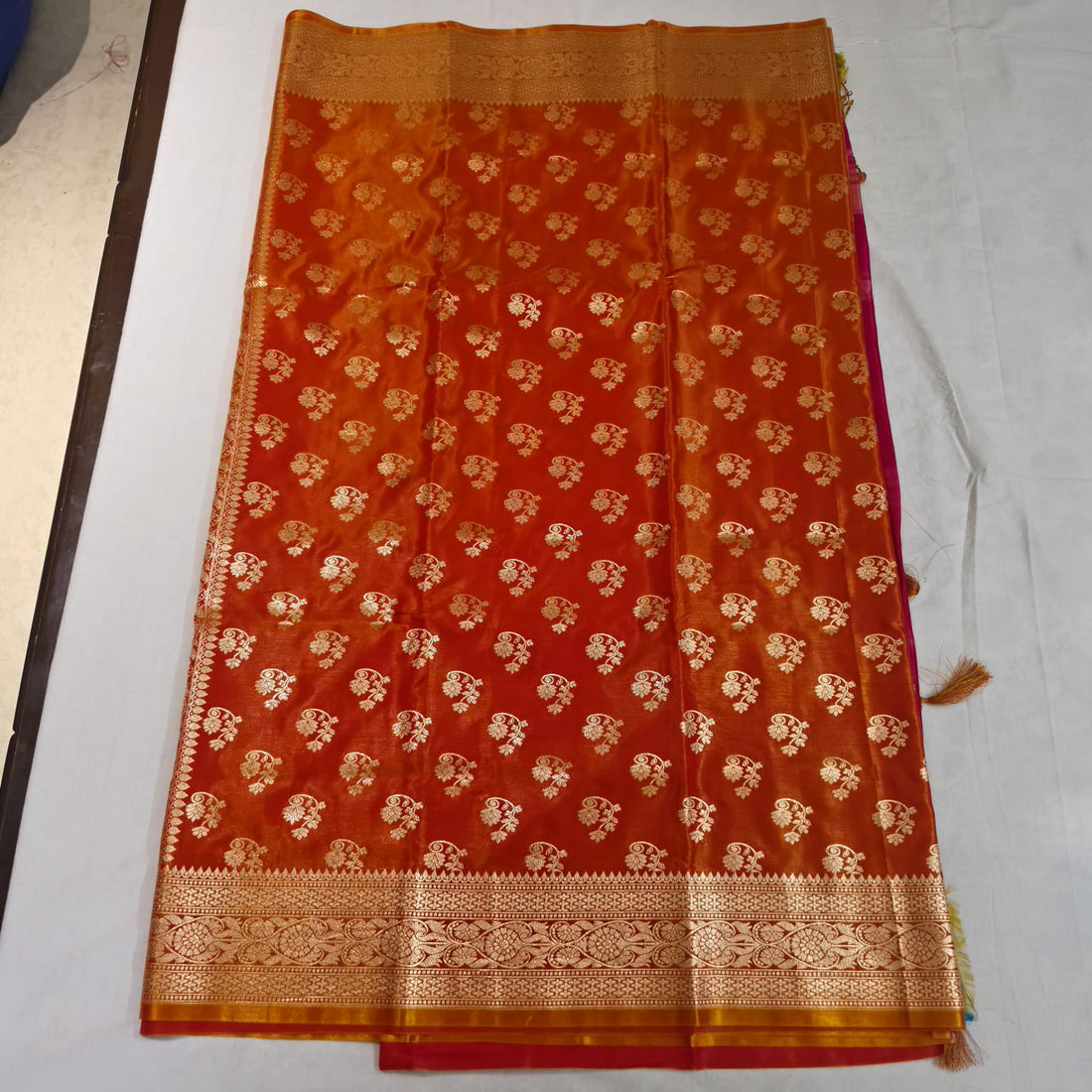 Kesari Varnika Katan Silk Saree