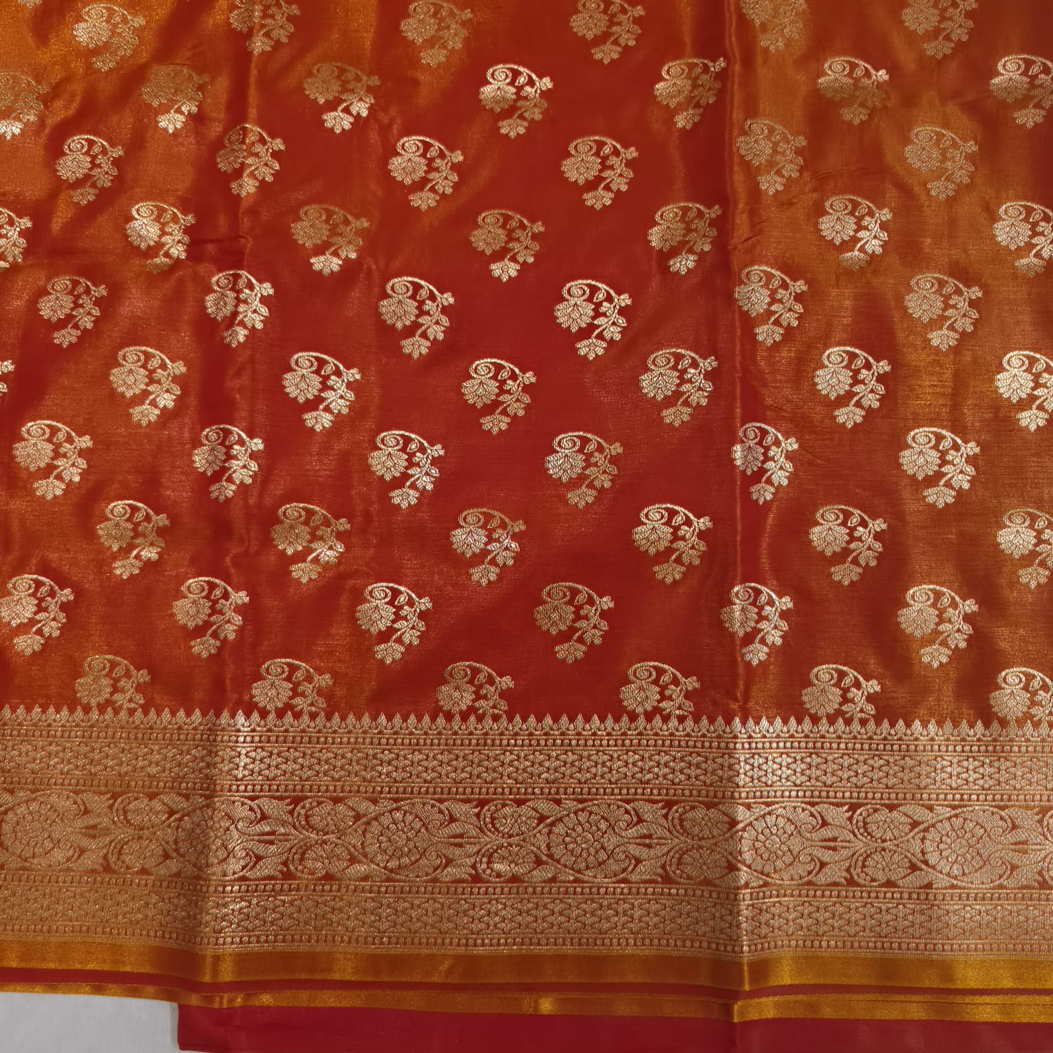 Kesari Varnika Katan Silk Saree