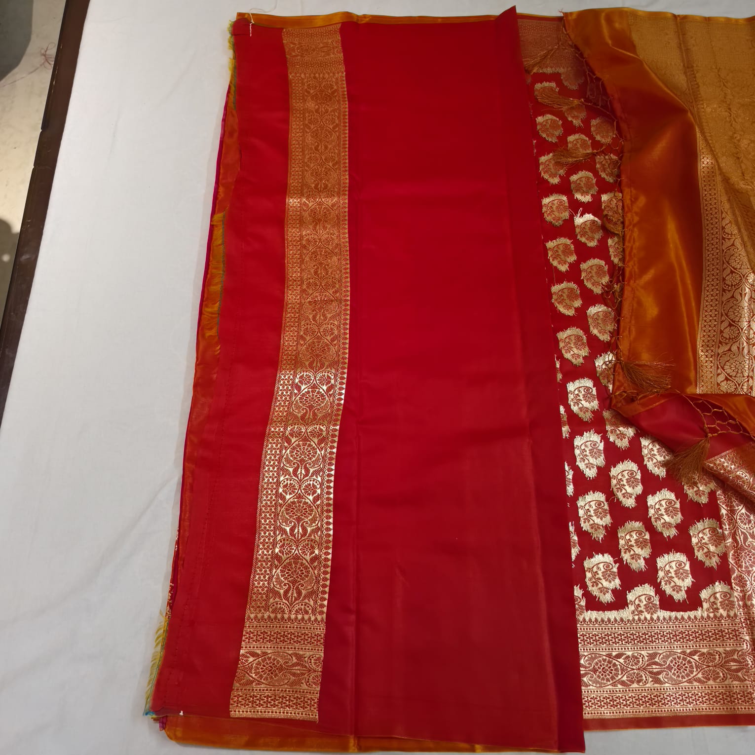 Kesari Varnika Katan Silk Saree