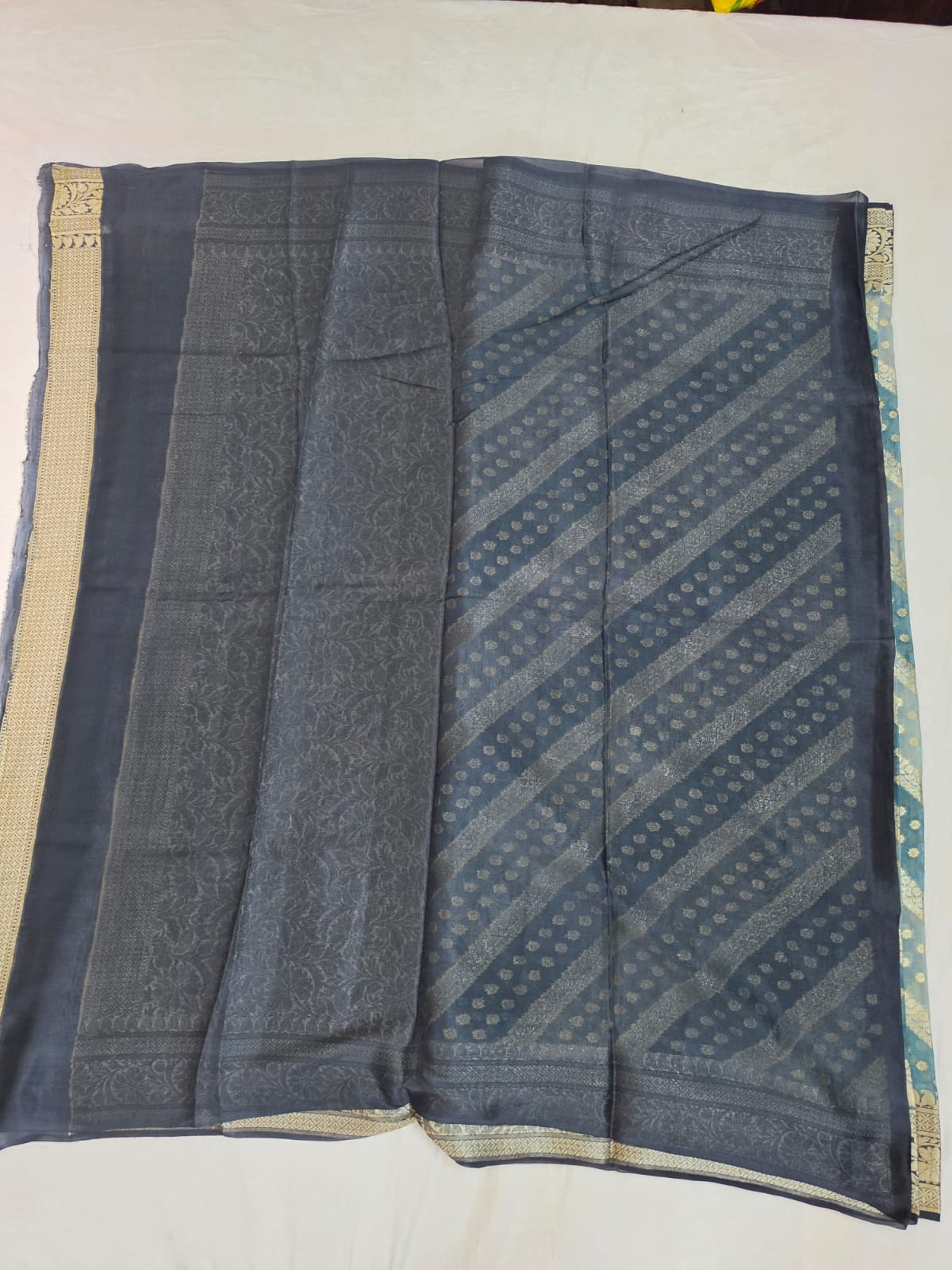 Aarinya Banarasi Pure Silk Chiffon Saree