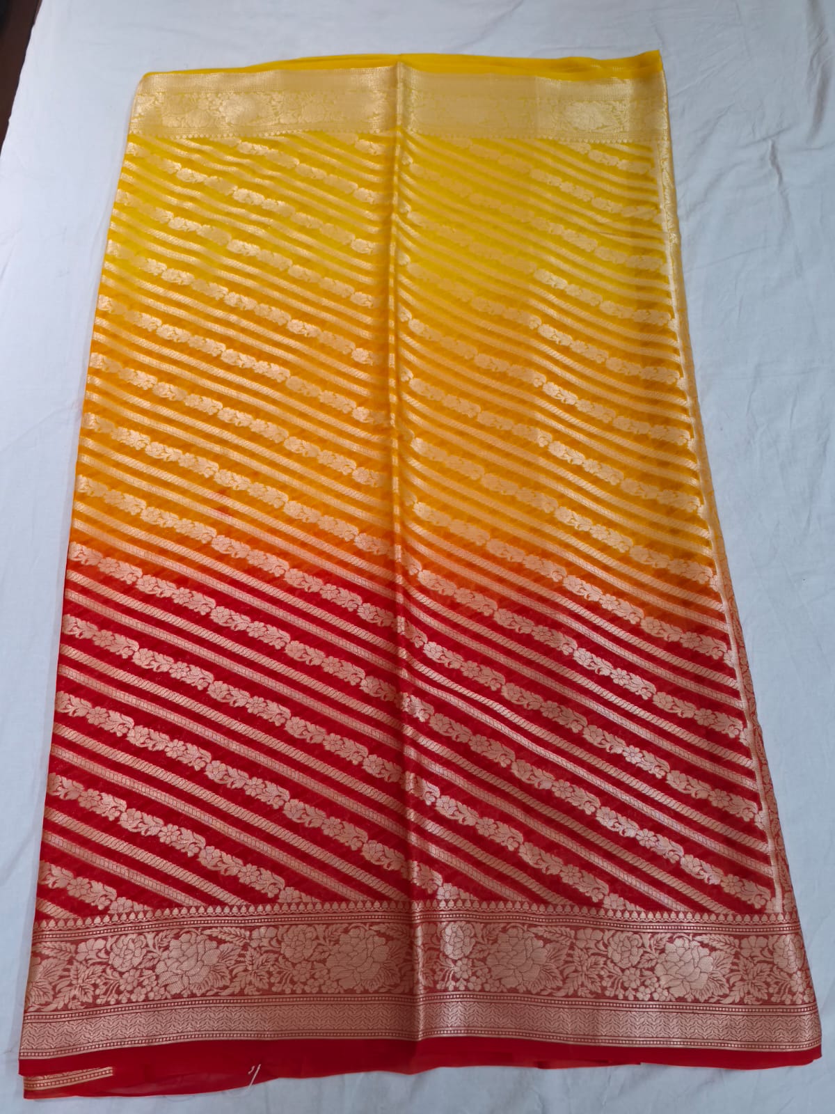 Suryalekha Banarasi Pure Silk Chiffon Saree