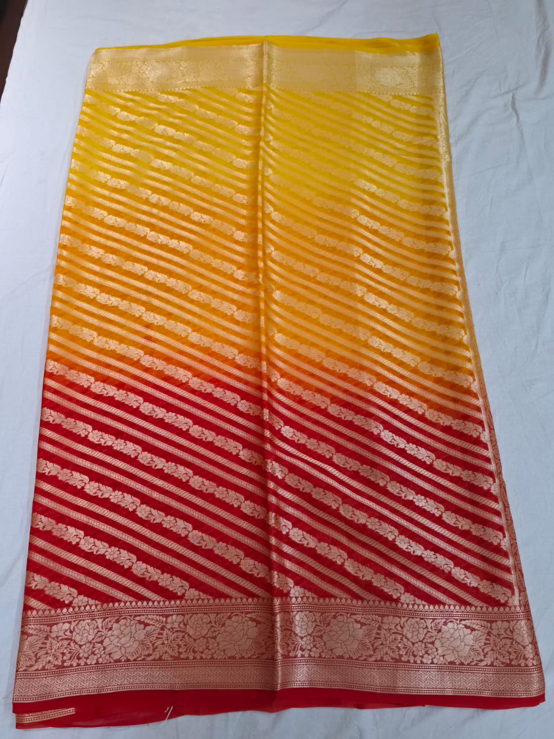 Suryalekha Banarasi Pure Silk Chiffon Saree