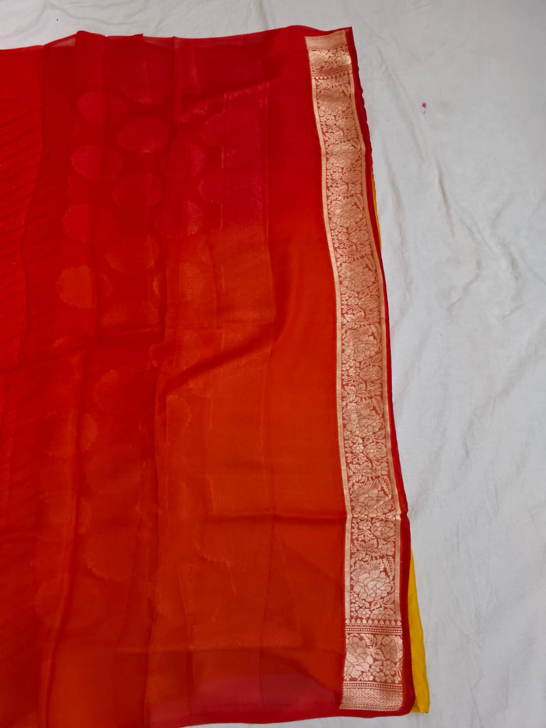Suryalekha Banarasi Pure Silk Chiffon Saree
