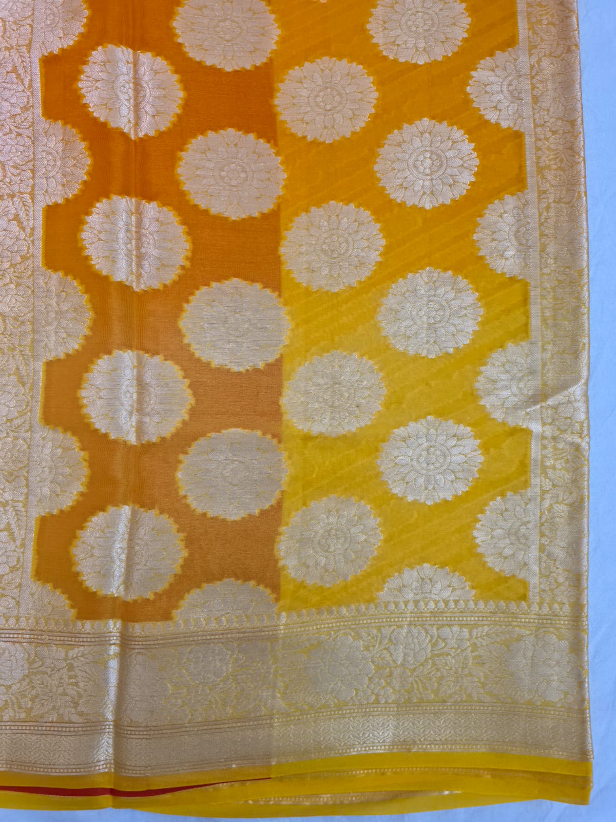 Suryalekha Banarasi Pure Silk Chiffon Saree