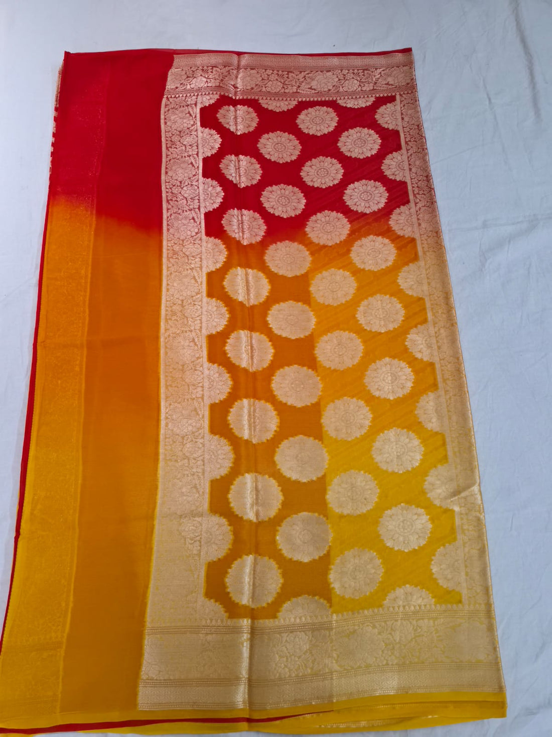 Suryalekha Banarasi Pure Silk Chiffon Saree